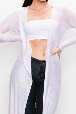 CARDIGAN WITH RHINESTONE.
