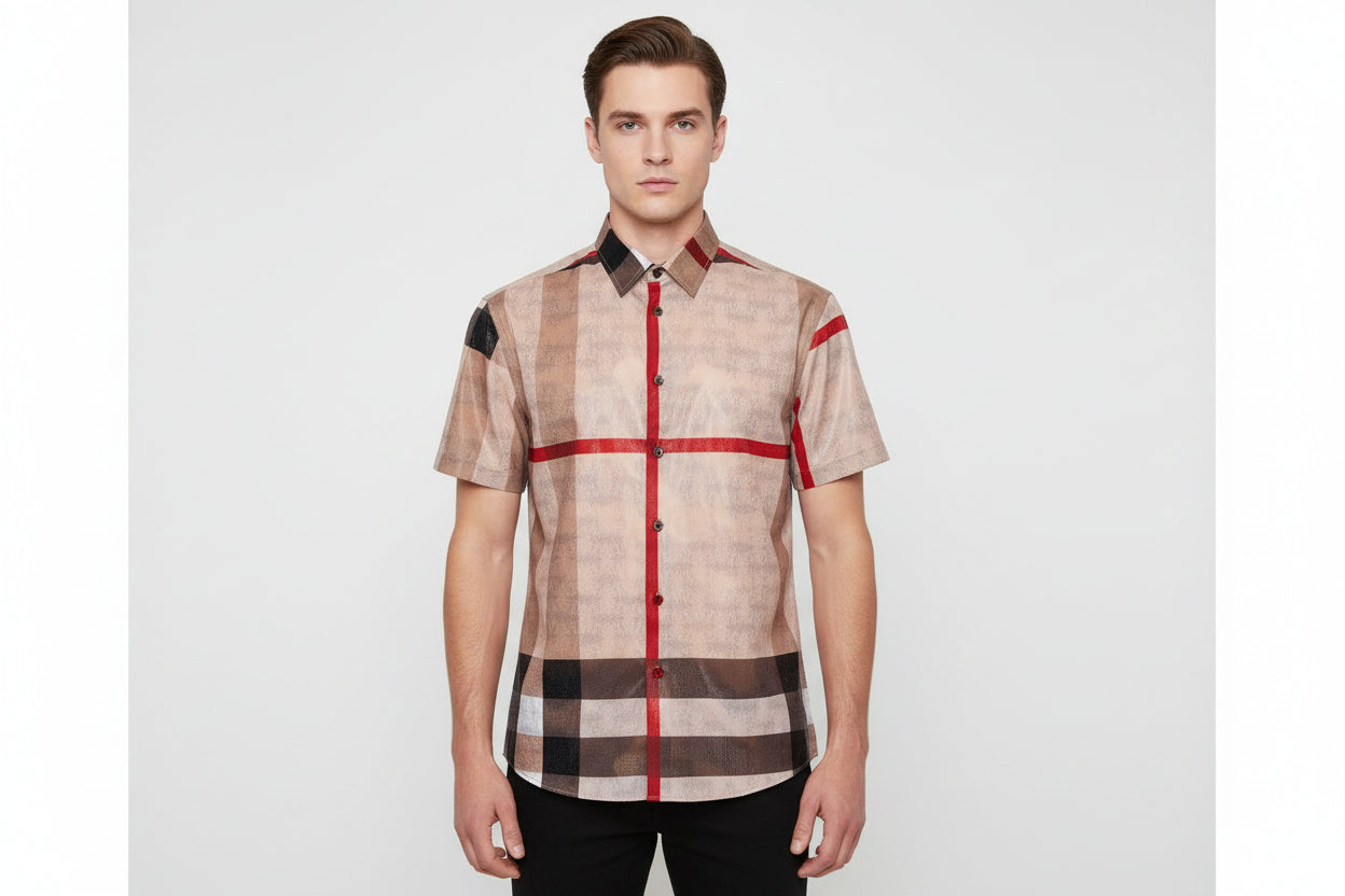 Button Down Short Sleeve Shirt your style game with this versatile top, fashioned