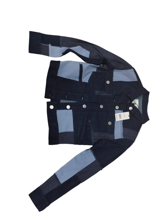 jackets en jeans azul claro y azul oscuro.