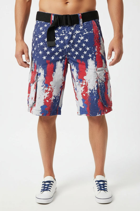 2026 Cross-Border Hot-Selling Imitation Denim Digital Print 3D Beach Shorts Amazon Independent Site Temu Best-Selling Comfortable Style