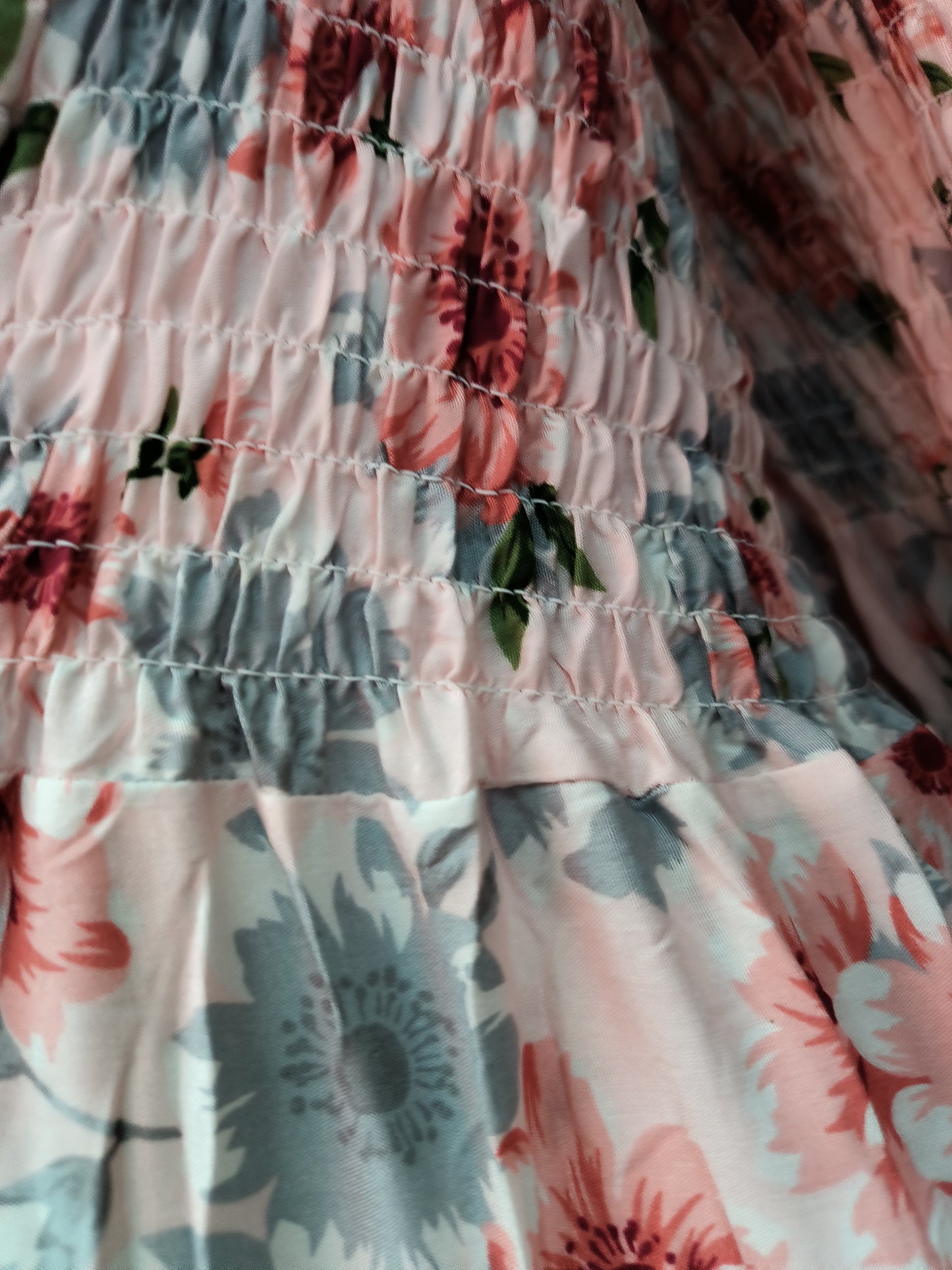 Long floral dress 6