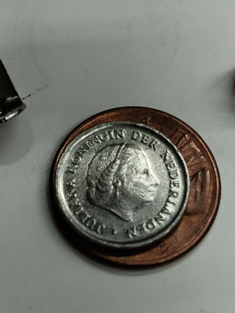 1980 Netherlands 10 Cents - Queen Juliana - Reina Juliana Corona