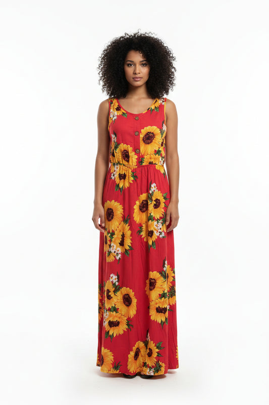 Long floral dress 4