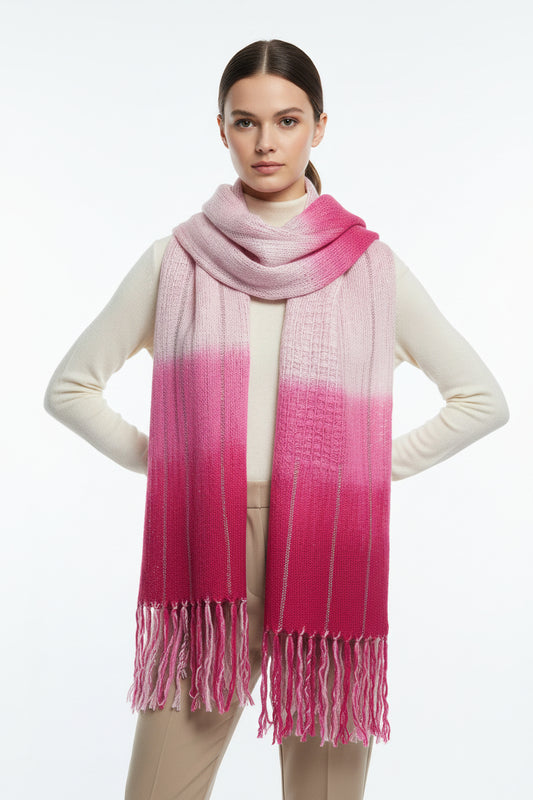 Elegant scarf with a touch of sparkle for any occasion Note: This product is not shipped without a minimum purchase required for shipping.
