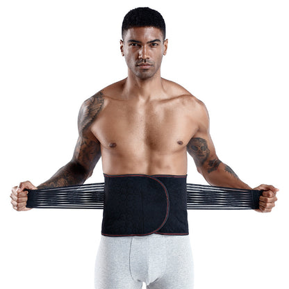 Men's Special Abdominal Belt For Exercise, Fitness, Slimming, Beer Belly Reduction, Sweat-Inducing Shapewear, Waist Cincher, Summer Thin Style