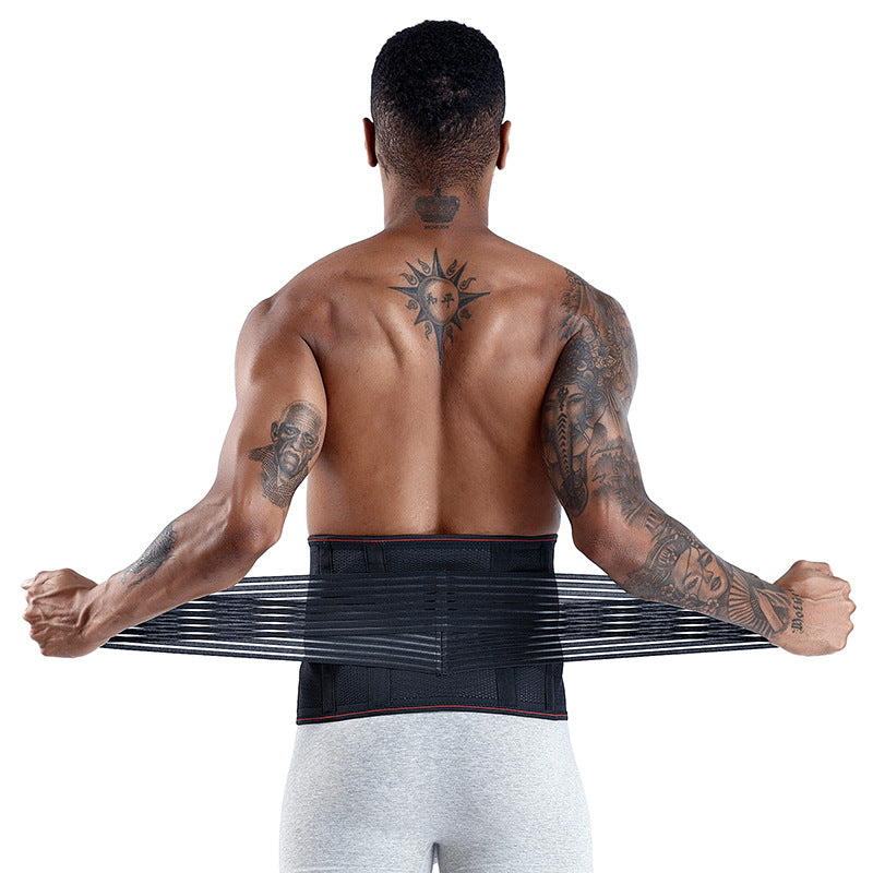 Men's Special Abdominal Belt For Exercise, Fitness, Slimming, Beer Belly Reduction, Sweat-Inducing Shapewear, Waist Cincher, Summer Thin Style