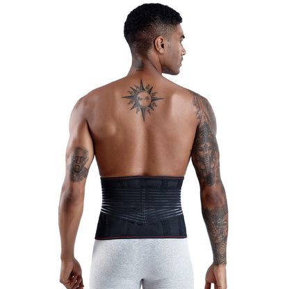 Men's Special Abdominal Belt For Exercise, Fitness, Slimming, Beer Belly Reduction, Sweat-Inducing Shapewear, Waist Cincher, Summer Thin Style