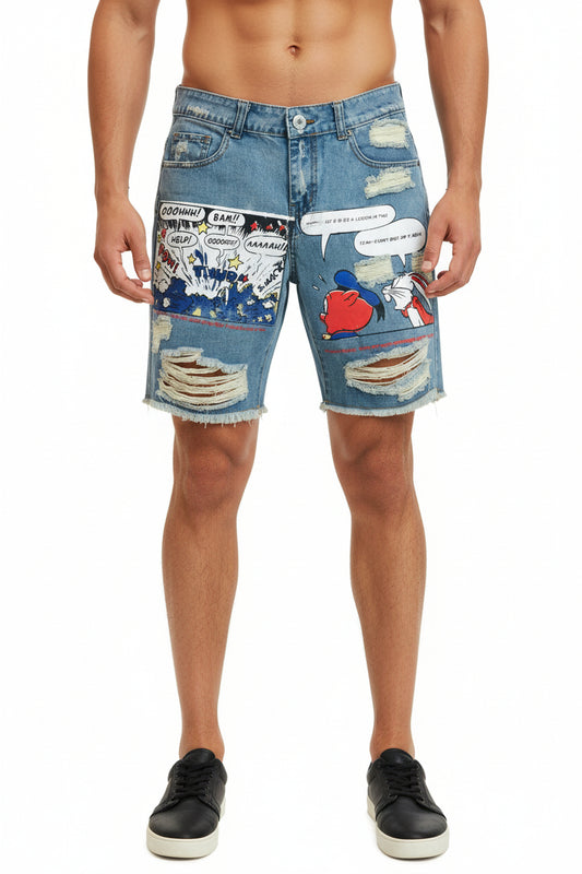 short pants for unisex with a beautifully colored different design and in style