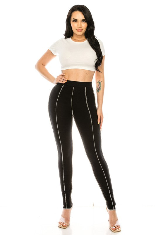 pants, leggings full length great stretch. (Copia)