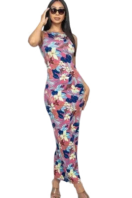 Vestidos simples en flores para ocasiones.
