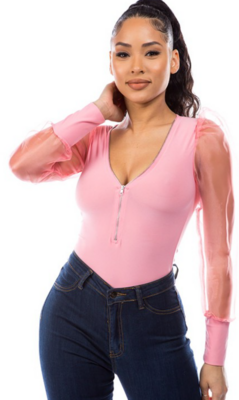 Bodysuit   96% polyester 4% expanded