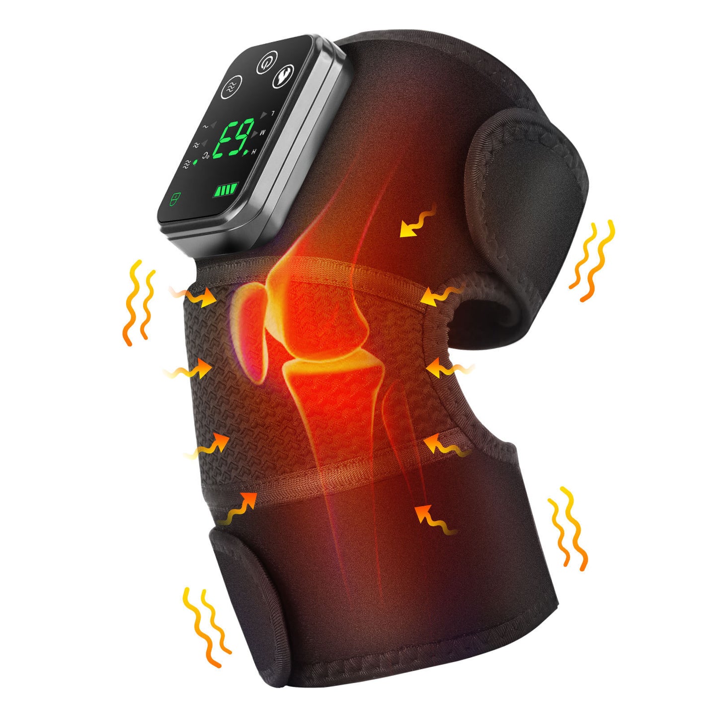 Cross-border Electric Heating Knee Pads, Intelligent Vibration Heating Old Cold Leg Shoulder Pads Massager, Hot Compress Physiotherapy Massager