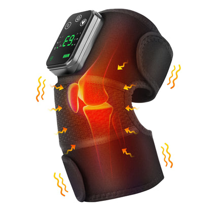 Cross-border Electric Heating Knee Pads, Intelligent Vibration Heating Old Cold Leg Shoulder Pads Massager, Hot Compress Physiotherapy Massager