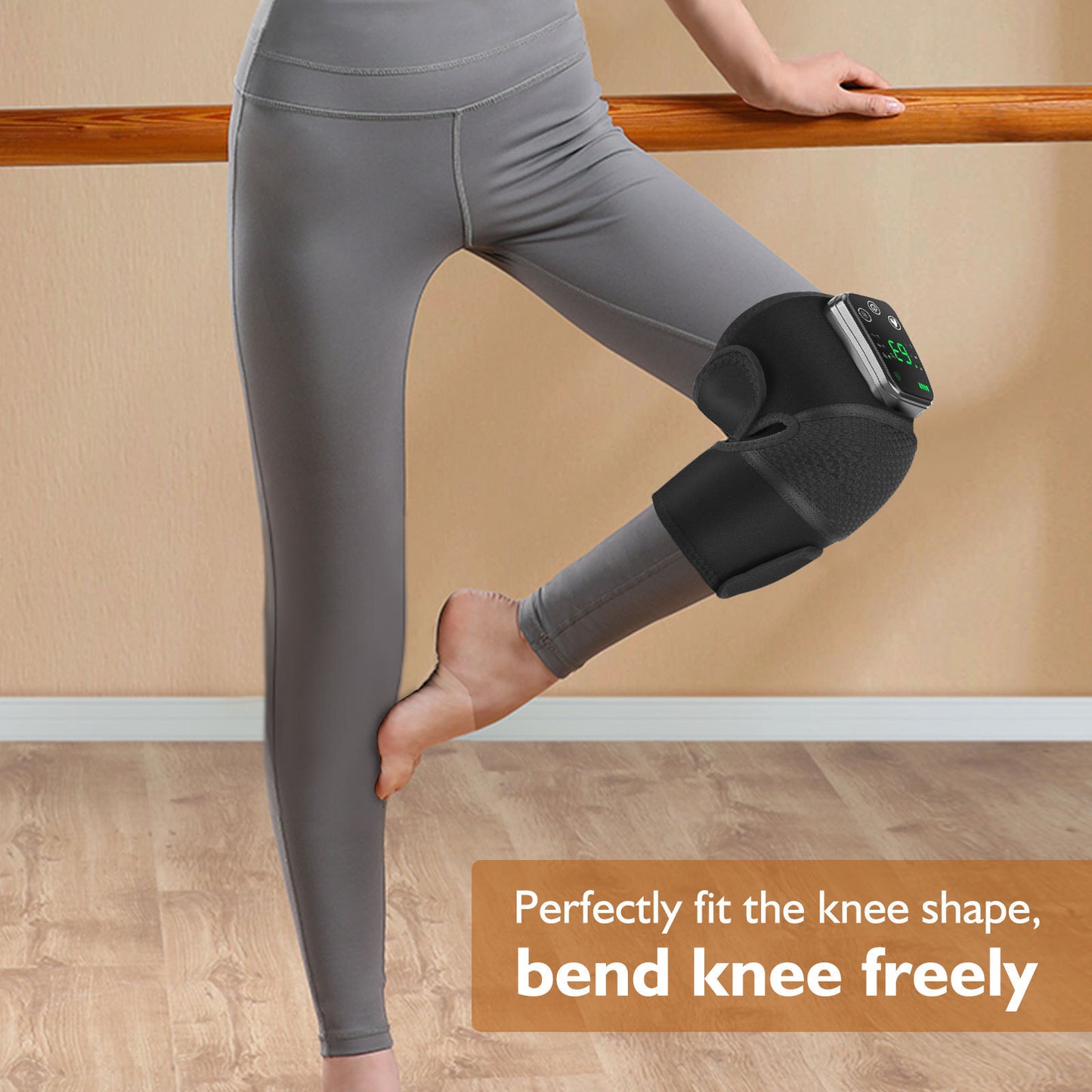 Cross-border Electric Heating Knee Pads, Intelligent Vibration Heating Old Cold Leg Shoulder Pads Massager, Hot Compress Physiotherapy Massager