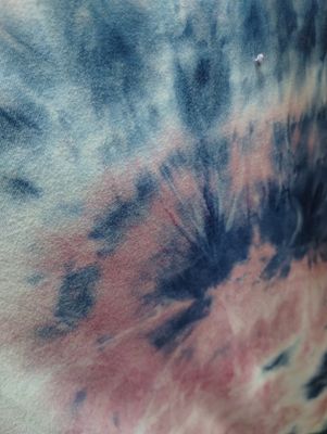 Three-Color Tie Dye Tube Dress