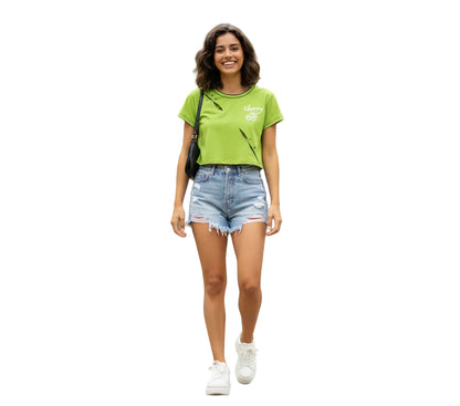 TOP IN CHERRY GREEN
