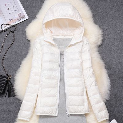 Jacket Women Puffer 15 Colors Plus Size 5XL 6XL 7XL 2023 New Spring Autumn Female Ultra Lightweight Packable Hooded Down Coats