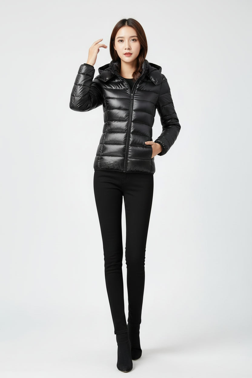Jacket Women Puffer 15 Colors Plus Size 5XL 6XL 7XL 2023 New Spring Autumn Female Ultra Lightweight Packable Hooded Down Coats