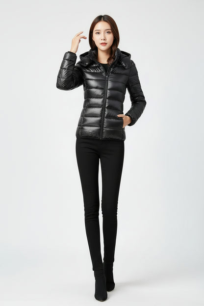 Jacket Women Puffer 15 Colors Plus Size 5XL 6XL 7XL 2023 New Spring Autumn Female Ultra Lightweight Packable Hooded Down Coats