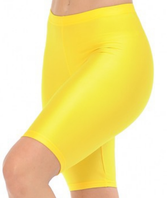 Bright biker shorts