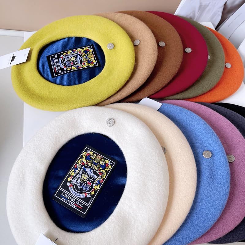 Spanish Wool Beret Hat Femal