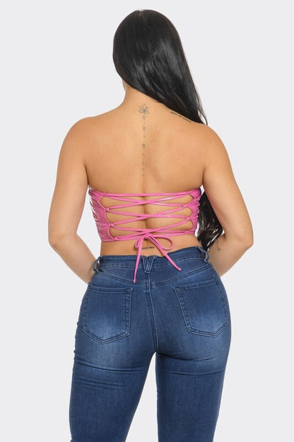 TOP TIE IN BACK.