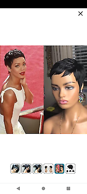 wig short black