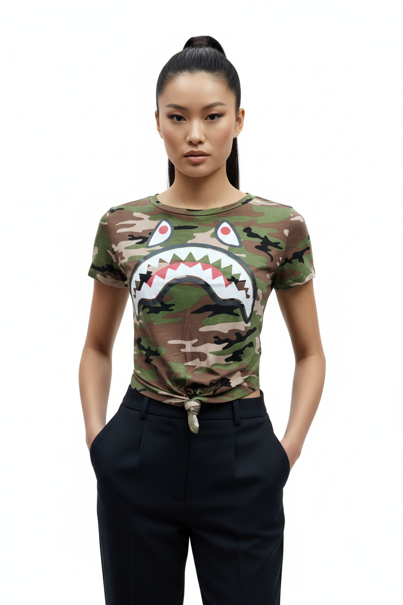 TOP SHARK PRINTERDIN GREEN COLOR
