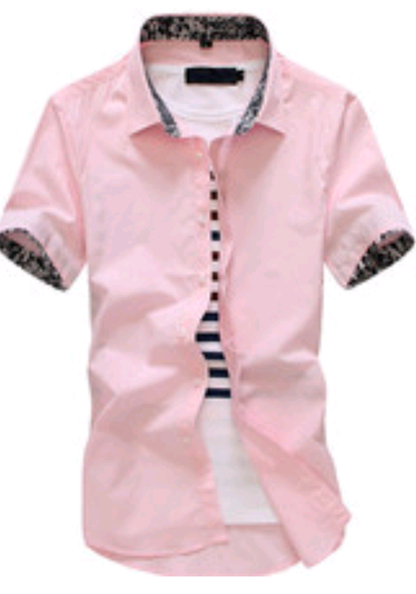 men's casual solid color