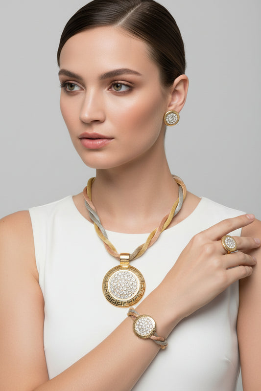 A set of accessories of a few pieces