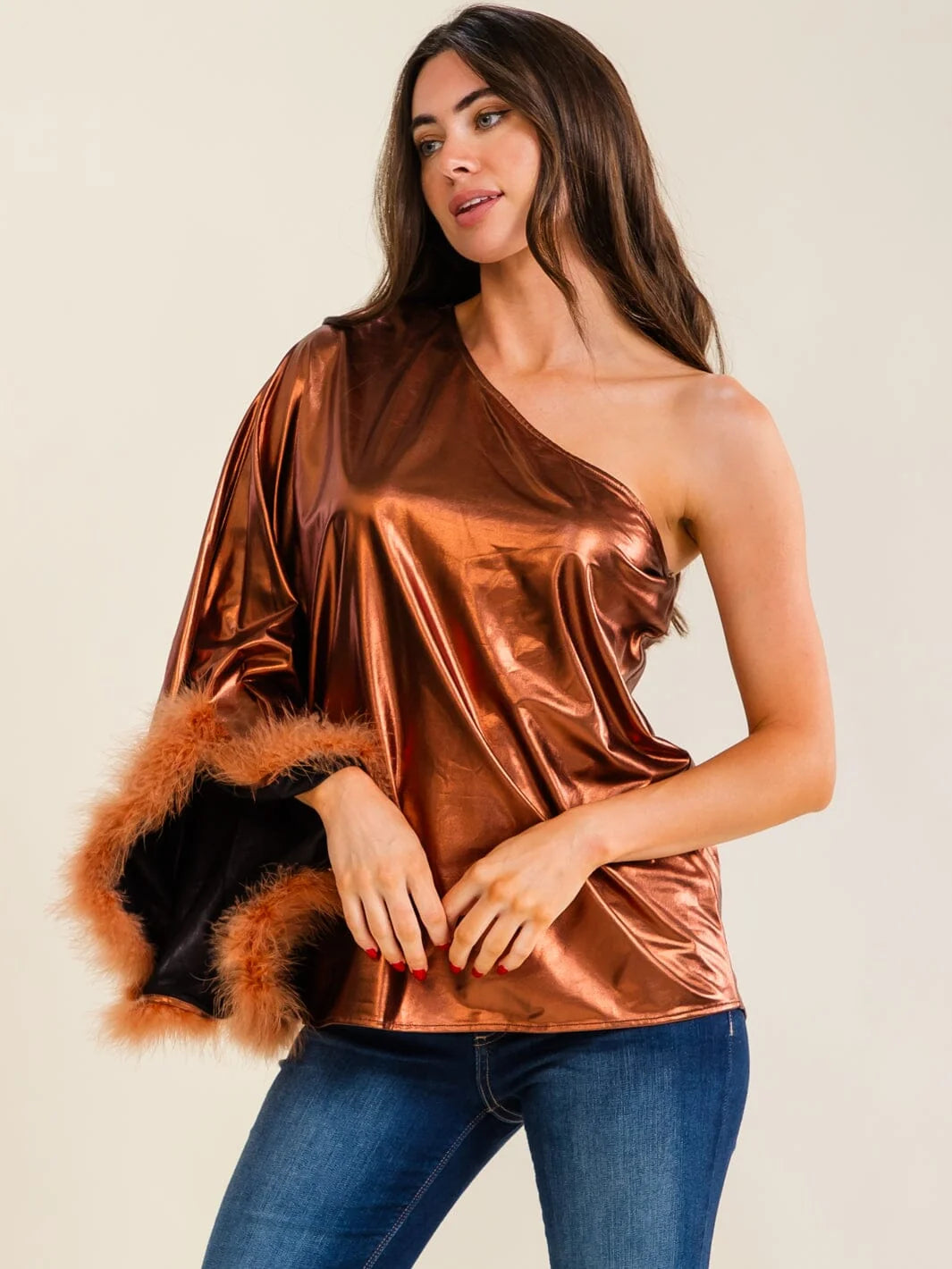 blouse from ENTRO, crafted from a luxurious polyester