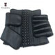 Elastic band for training your waist, back support and perfect exercise in black