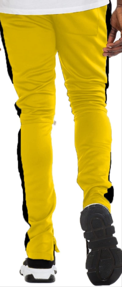 PANTS Two-tone men's pants with zipper on the sides and adjustable drawstring with a unique quality and expandes different sizes