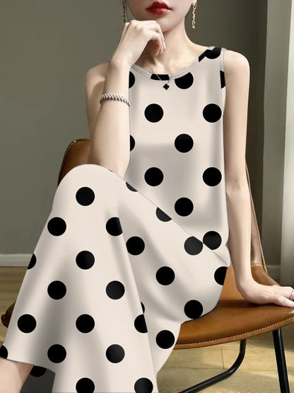 Wholesale 2025 Summer Ladies Explosions Age-reducing Summer Mother Sling Sleeveless Inner Wear Outer Wear Vest Dress