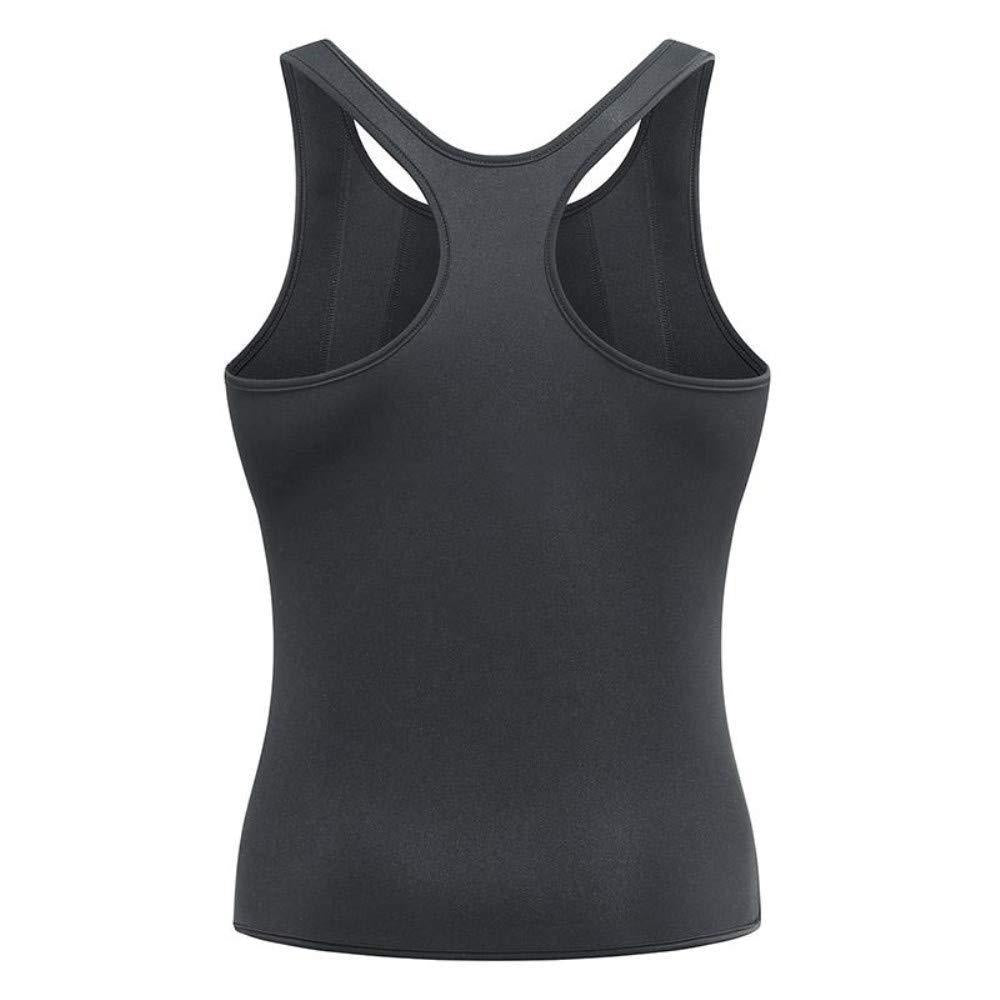 Cross-border European And American Men's Body Shaping Vest Corset Waist Tucker Sweat-popping Sportswear Fitness Sleeveless Vest