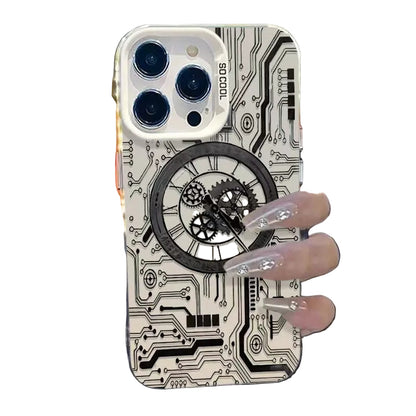 iPhone Case with Mechanical Heart Design – Compatible with iPhone 7 to 17 Pro Max