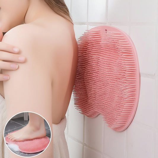 Foot Washing And Rubbing Artifact, Lazy Person's Foot Brushing And Foot Massage Mat, Home Bathroom Foot Rubbing Mat, Non-Slip Foot Washing With Suction Cup