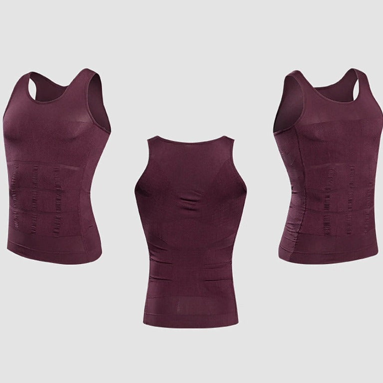 Cross-Border Men's Corset Belly Tight Corset Vest Body Shaping Men's Corset Outdoor Sports Vest