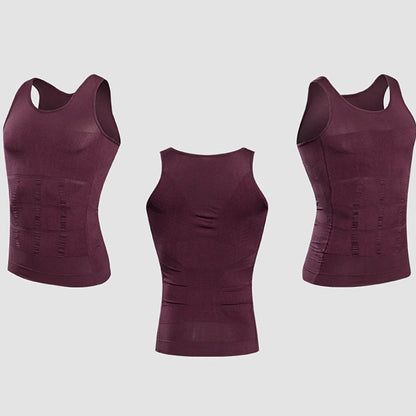 Cross-Border Men's Corset Belly Tight Corset Vest Body Shaping Men's Corset Outdoor Sports Vest