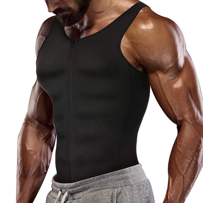 Men's Sauna Clothing Belly Vest Sports Vest Cross-border Corset Neoprene Tights Body-shaping Clothing