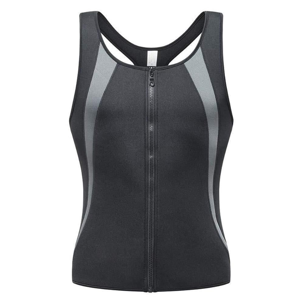 Cross-border European And American Men's Body Shaping Vest Corset Waist Tucker Sweat-popping Sportswear Fitness Sleeveless Vest