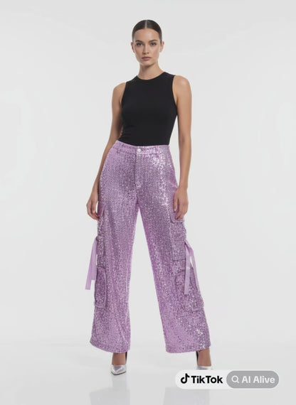 Cargo pants in bright colors