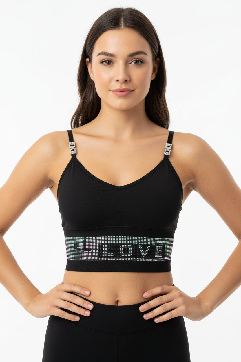 Short blouses in silver design