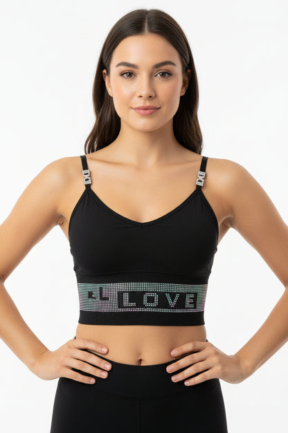 Short blouses in silver design