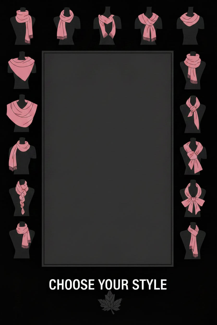 Choose your style with this transformable scarf