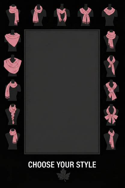 Choose your style with this transformable scarf