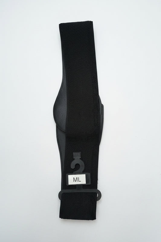 Elastic strap with gold design