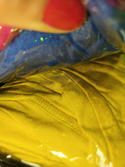 Conjunto de dos piezas color sólido con raya a los lados
