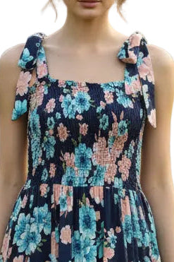 Long floral dress 6