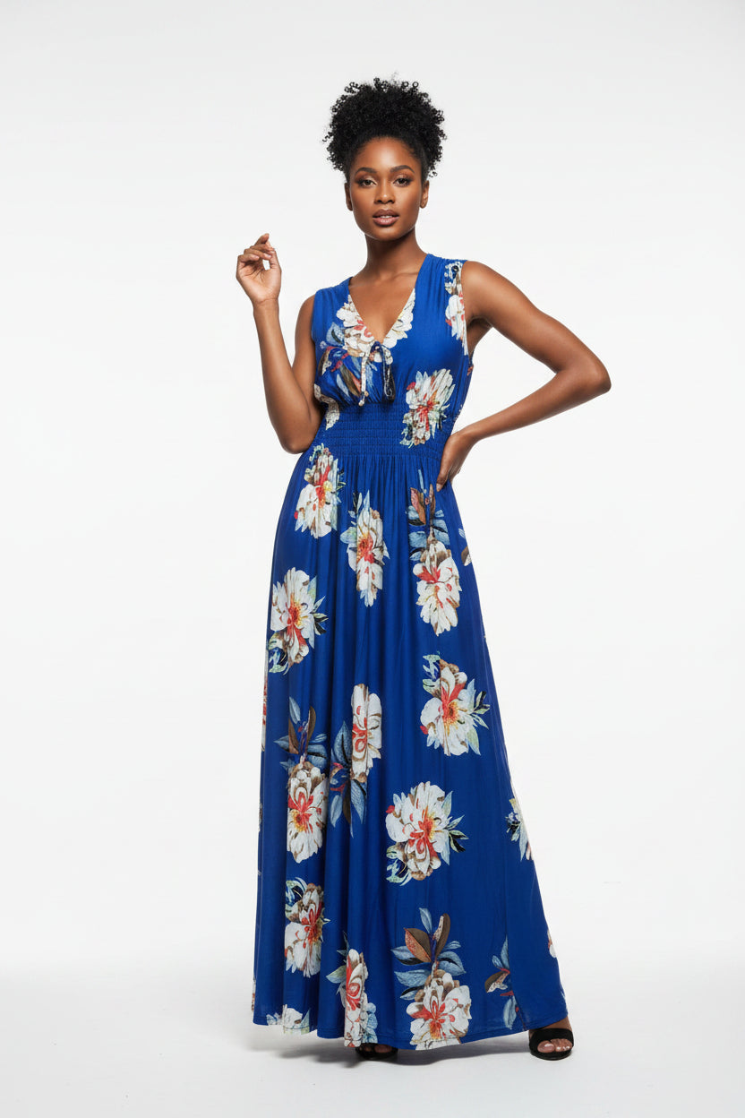 Long floral dress 9